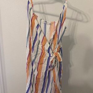 PINK LILY STRIPED SKORT ROMPER!